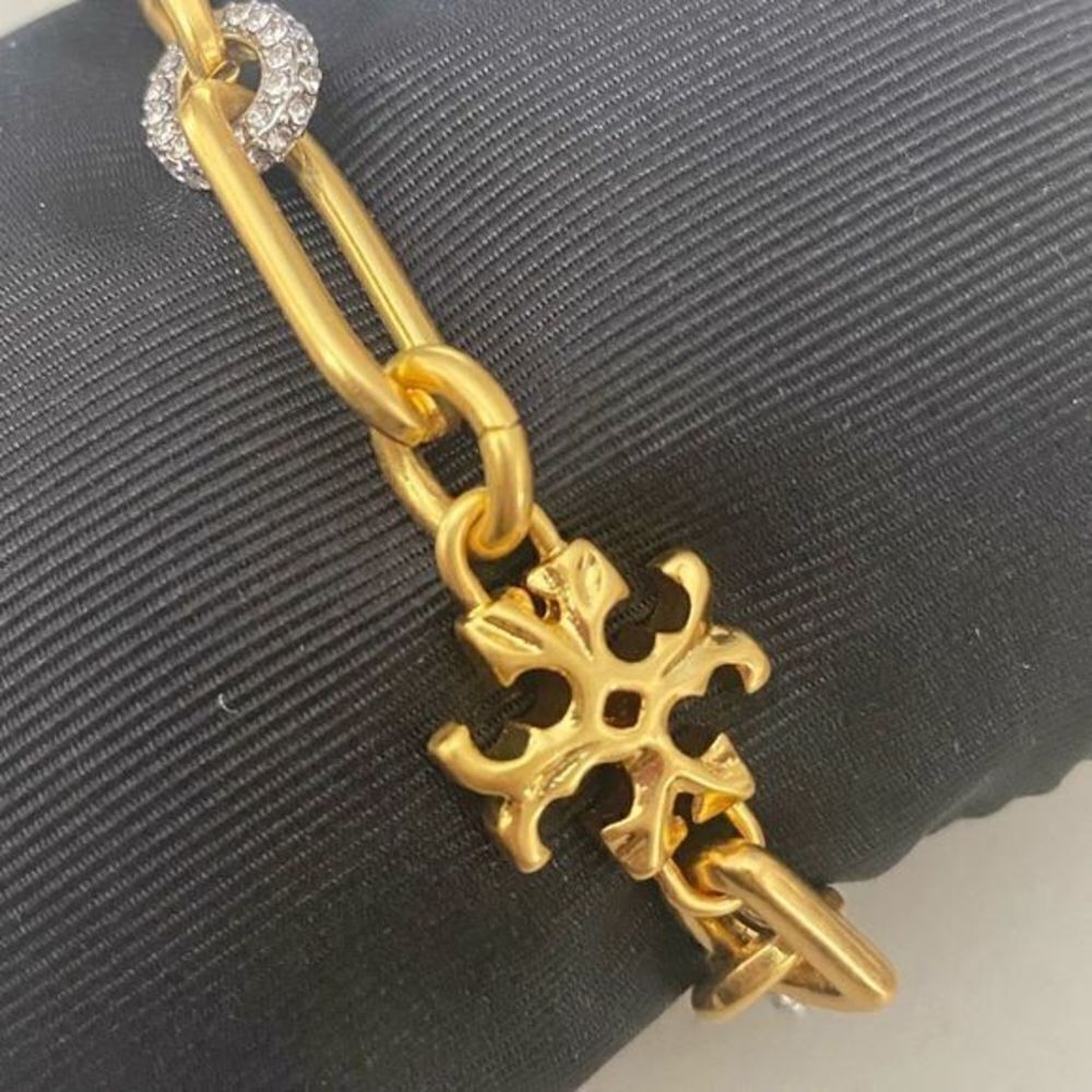 TORY BURCH•Roxanne Chain Pave‎ Bracelet - Picture 5 of 11